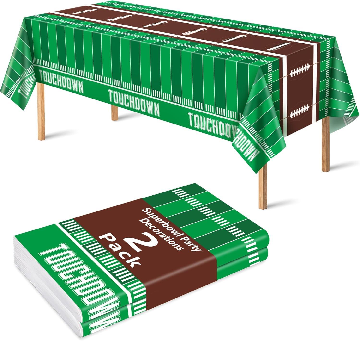 image:imageCinco De Mayo Decorations Fiesta Mexican Party Tablecloth Cinco De Mayo Table Decorations for Taco Party Mexican Theme Birthday Fiesta Party Favors Accessories for Home Dining Kitchen2 PackWhite and Green