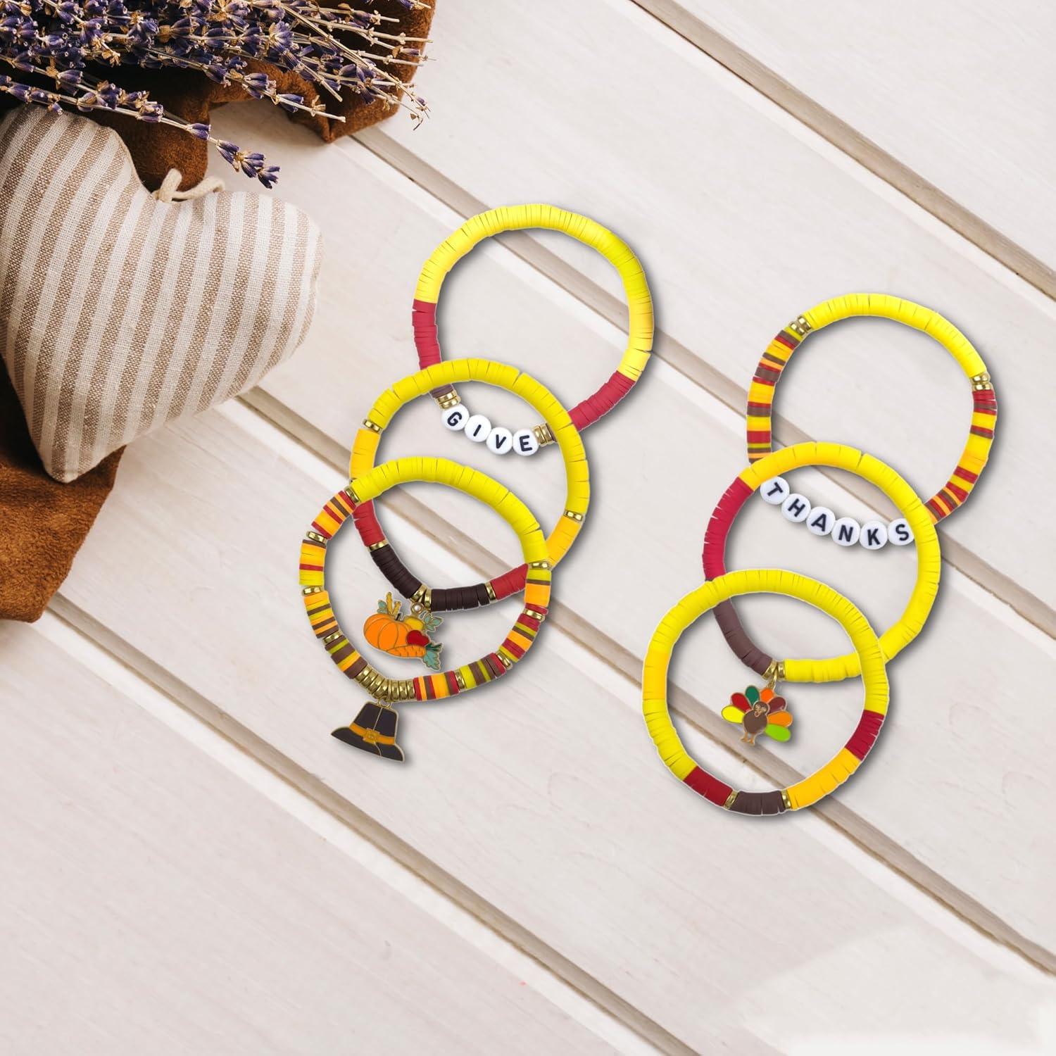 image:imageOHOME Cinco De Mayo Shirts for Women 6 Pack Mexican Bracelets for Men Fiesta Party Decorations Favors Supplies for Taco Cinco De Mayo Outfit Dresses AccessoriesThanksgiving