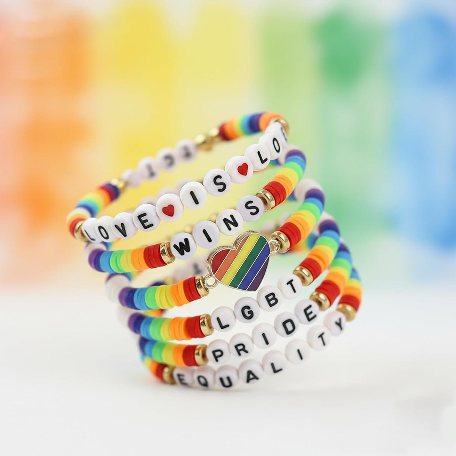 image:imageOHOME Cinco De Mayo Shirts for Women 6 Pack Mexican Bracelets for Men Fiesta Party Decorations Favors Supplies for Taco Cinco De Mayo Outfit Dresses AccessoriesPride day