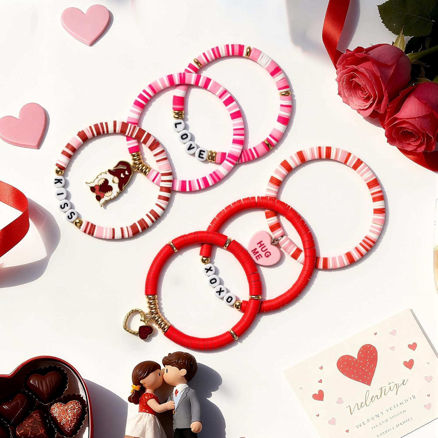 image:imageOHOME Cinco De Mayo Shirts for Women 6 Pack Mexican Bracelets for Men Fiesta Party Decorations Favors Supplies for Taco Cinco De Mayo Outfit Dresses AccessoriesValentines day