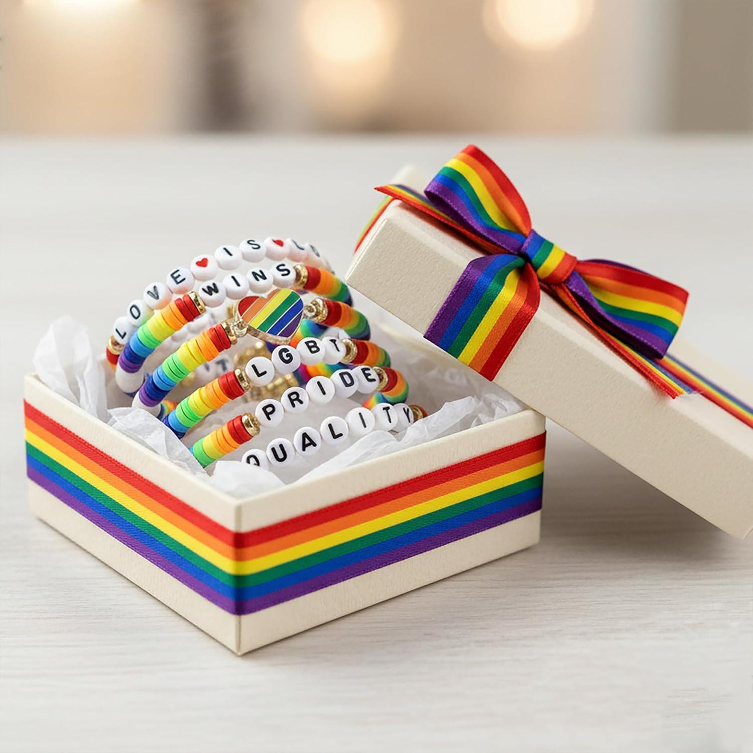 image:imageOHOME Cinco De Mayo Shirts for Women 6 Pack Mexican Bracelets for Men Fiesta Party Decorations Favors Supplies for Taco Cinco De Mayo Outfit Dresses AccessoriesPride day