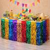 image:imageOHOME Cinco De Mayo Decorations  2 Pack Table Skirts for Fiesta Party Decorations  Taco Table Decor Mexican Theme Birthday Accessories Favors
