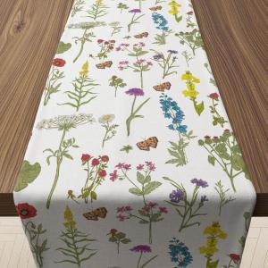 Cinco De Mayo Decorations – Mexican Floral Table Runner for Fiesta Party Decorations | Mexican Theme Birthday Decorations Taco Accessories Home Dining Room Kitchen Table Decor(Spring)