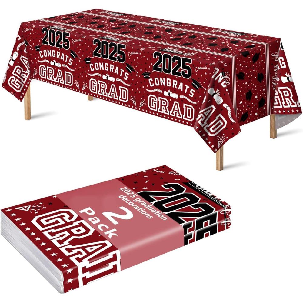 image:imageOHOME Graduation Tablecloth with Graduation Table Cover