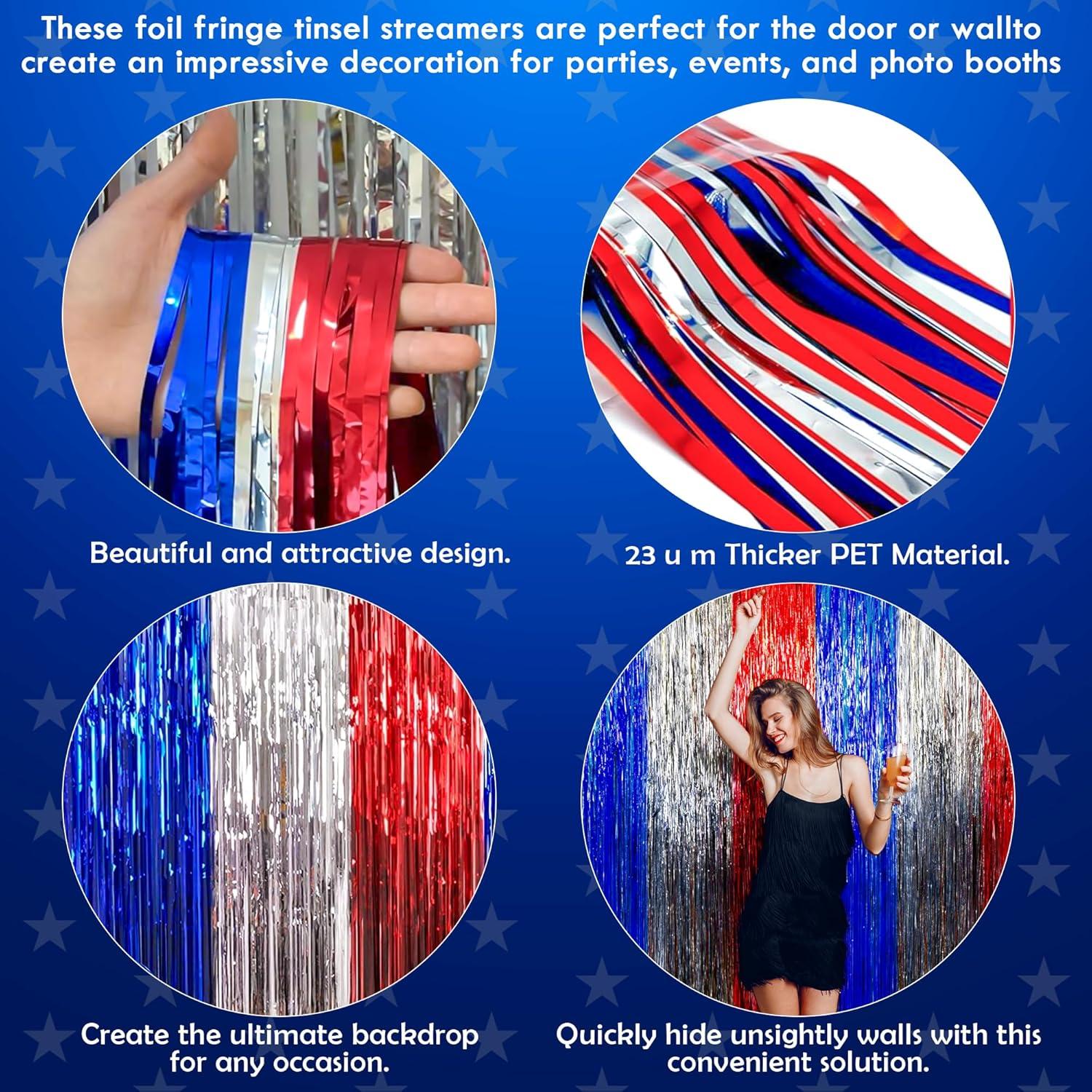 image:imageGraduation Decorations 2026 Black Gold Streamers Backdrop Banner Graduation Party Decorations Indoor Outdoor Outside Class of 2026 Graduation Party Photo Booth Favors Supplies for Home Wall DoorRed white and blue