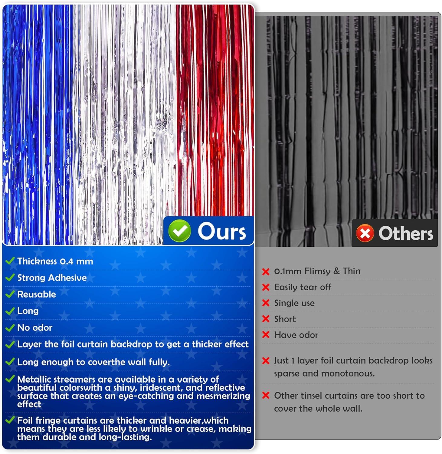image:imageGraduation Decorations 2026 Black Gold Streamers Backdrop Banner Graduation Party Decorations Indoor Outdoor Outside Class of 2026 Graduation Party Photo Booth Favors Supplies for Home Wall DoorRed white and blue