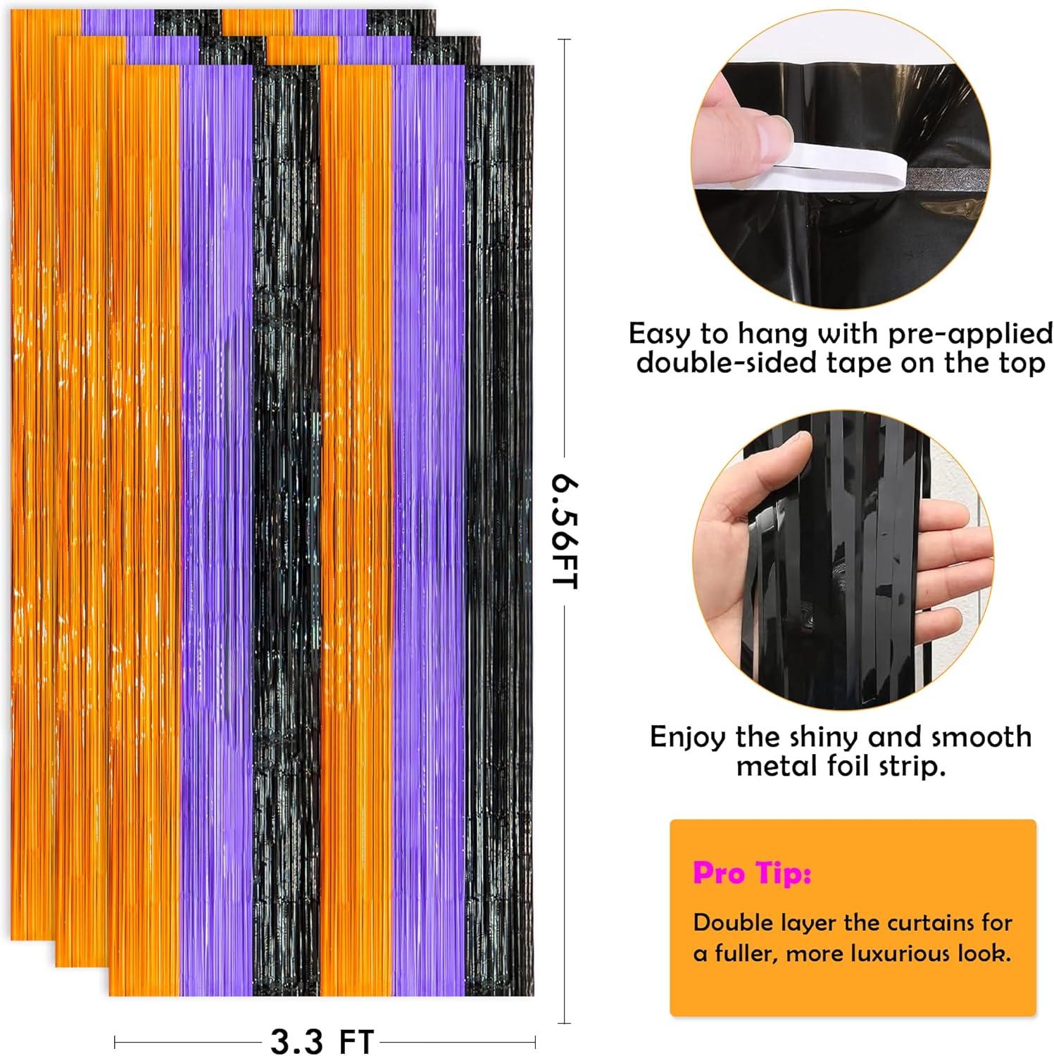 image:imageGraduation Decorations 2026 Black Gold Streamers Backdrop Banner Graduation Party Decorations Indoor Outdoor Outside Class of 2026 Graduation Party Photo Booth Favors Supplies for Home Wall DoorBlack Orange Purple