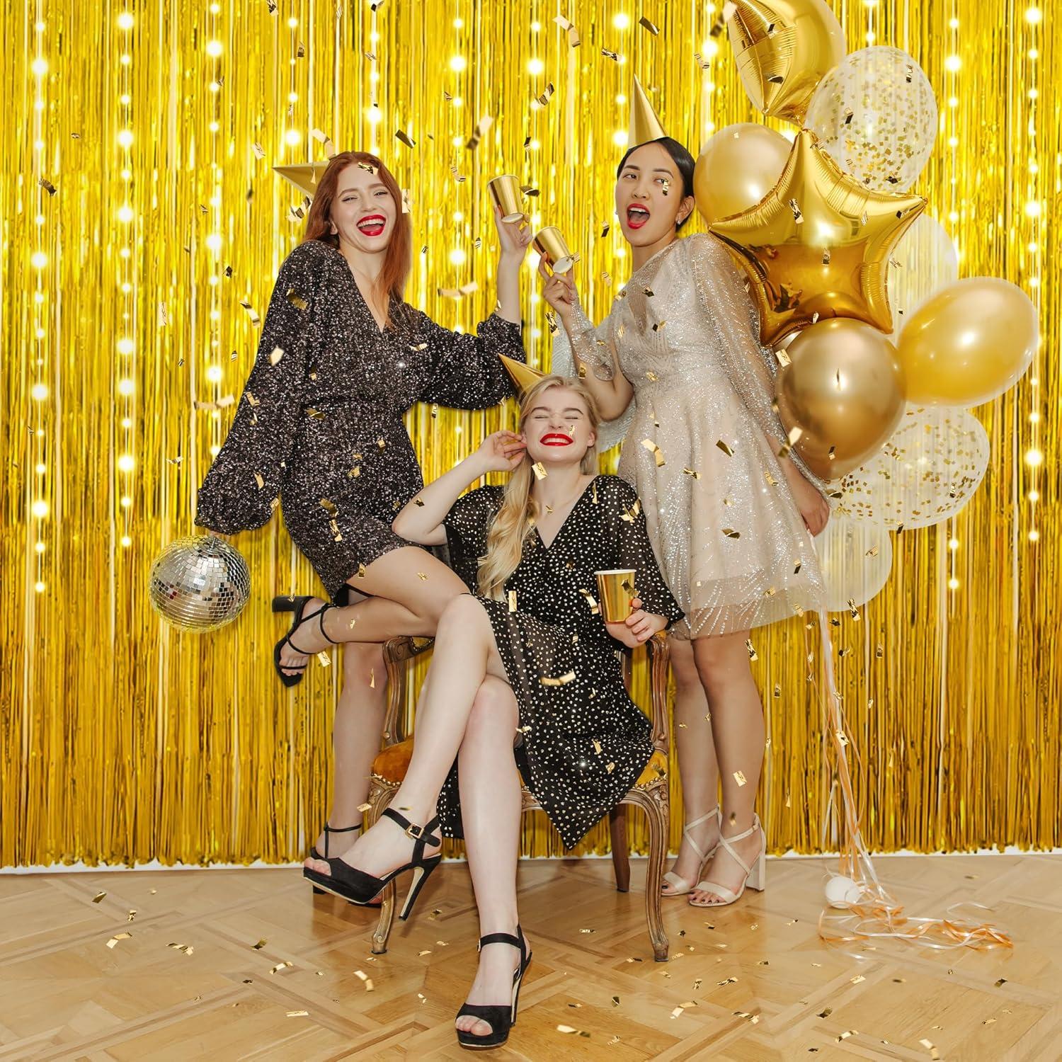 image:imageGraduation Decorations 2026 Black Gold Streamers Backdrop Banner Graduation Party Decorations Indoor Outdoor Outside Class of 2026 Graduation Party Photo Booth Favors Supplies for Home Wall DoorGold