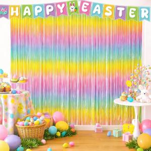 Graduation Decorations 2026 – Black Gold Streamers Backdrop Banner | Graduation Party Decorations Indoor Outdoor Outside – Class of 2026 Graduation Party Photo Booth Favors Supplies for Home Wall Door(Multicolor Rainbow)