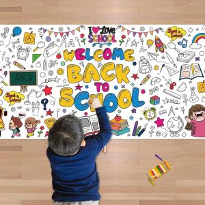 Graduation with Back to School Giant Coloring Poster