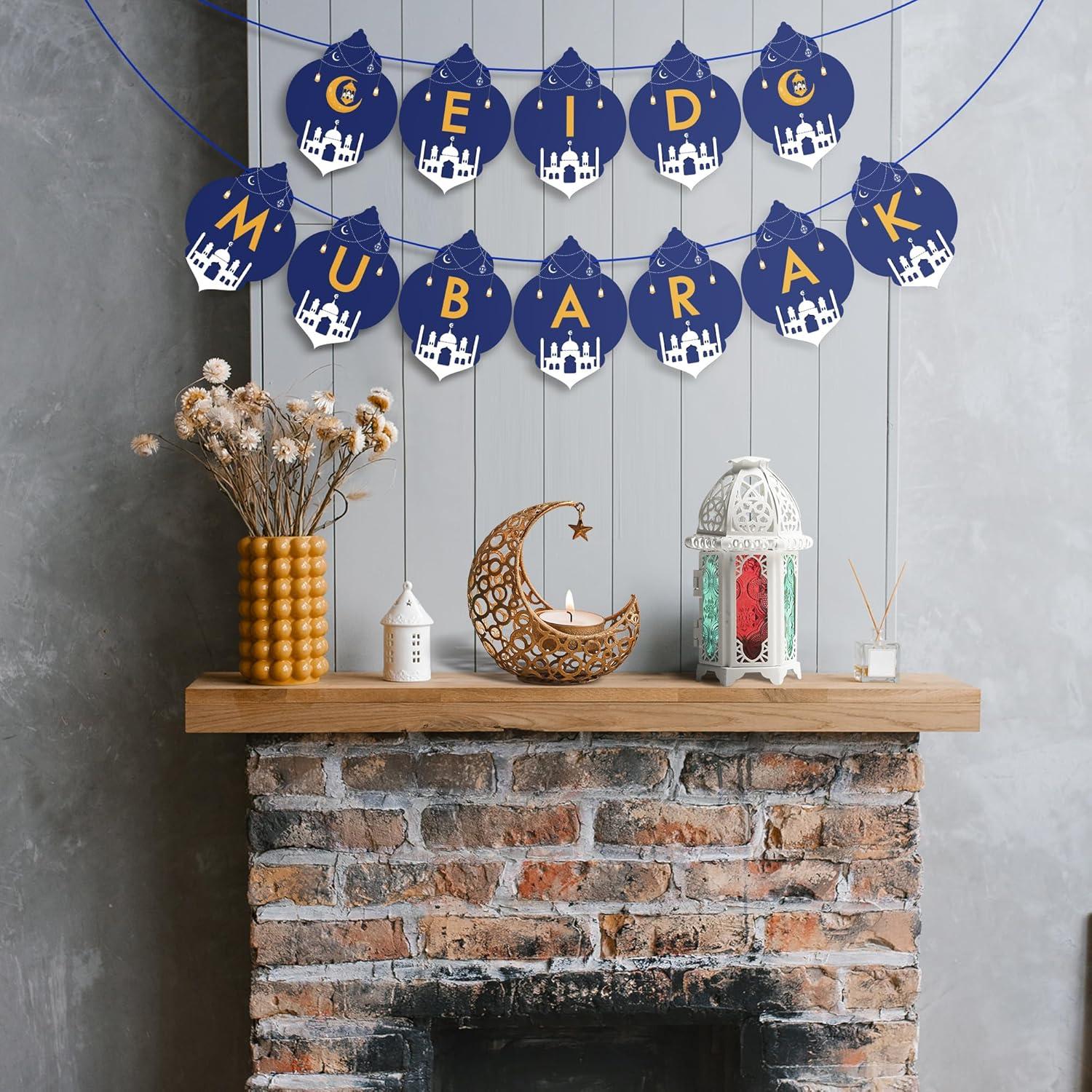 image:image4th of July Decorations 250 Year Anniversary Banner Fourth of July Decor Outdoor Indoor Outside July 4th Garland Accessories for Party Favors Supplies Window Wall DoorBlue and Gold White