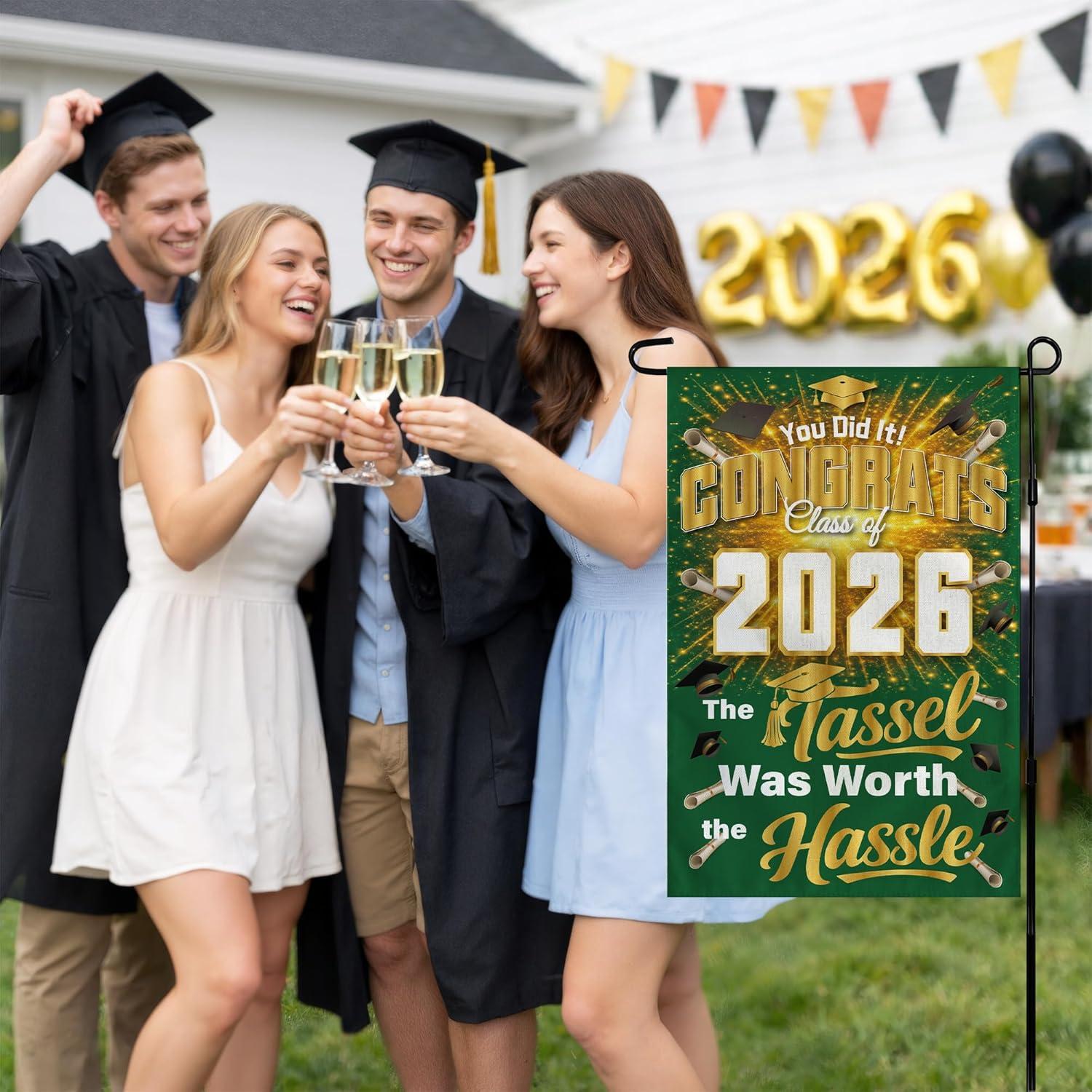 image:image4th of July Decorations 250th Anniversary Garden Flag 250 Years of Freedom Patriotic Banner Fourth of July Accessories for Garden Yard Porch Patio Lawn Outdoor Outside DecorGreen