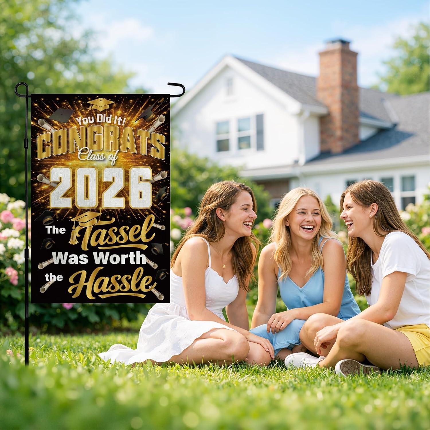 image:image4th of July Decorations 250th Anniversary Garden Flag 250 Years of Freedom Patriotic Banner Fourth of July Accessories for Garden Yard Porch Patio Lawn Outdoor Outside DecorBlack