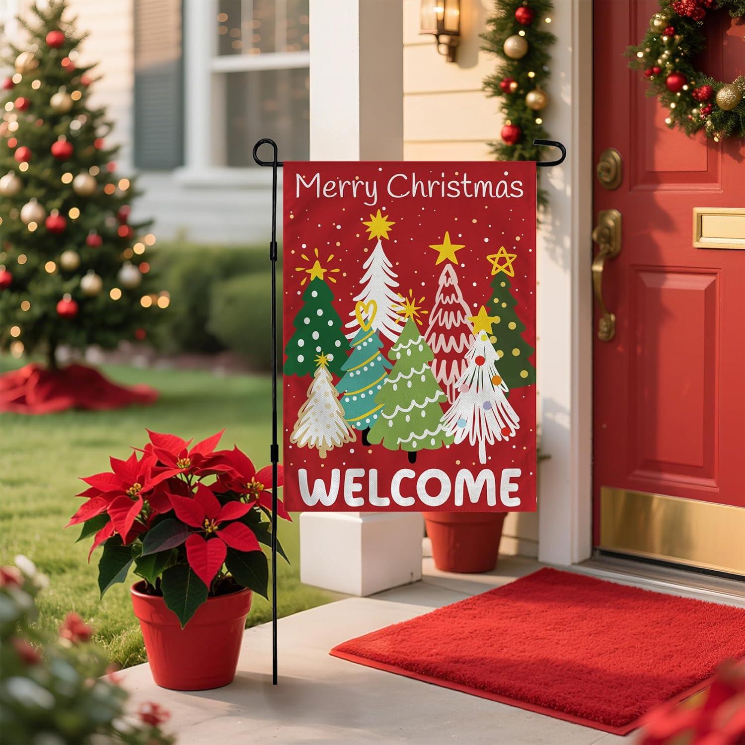 image:image4th of July Decorations 250th Anniversary Garden Flag Fourth of July Decor Patriotic USA Banner17762026 Independence Day Decorations Accessories for Garden Yard Porch Patio Lawn Outdoor OutsideRed