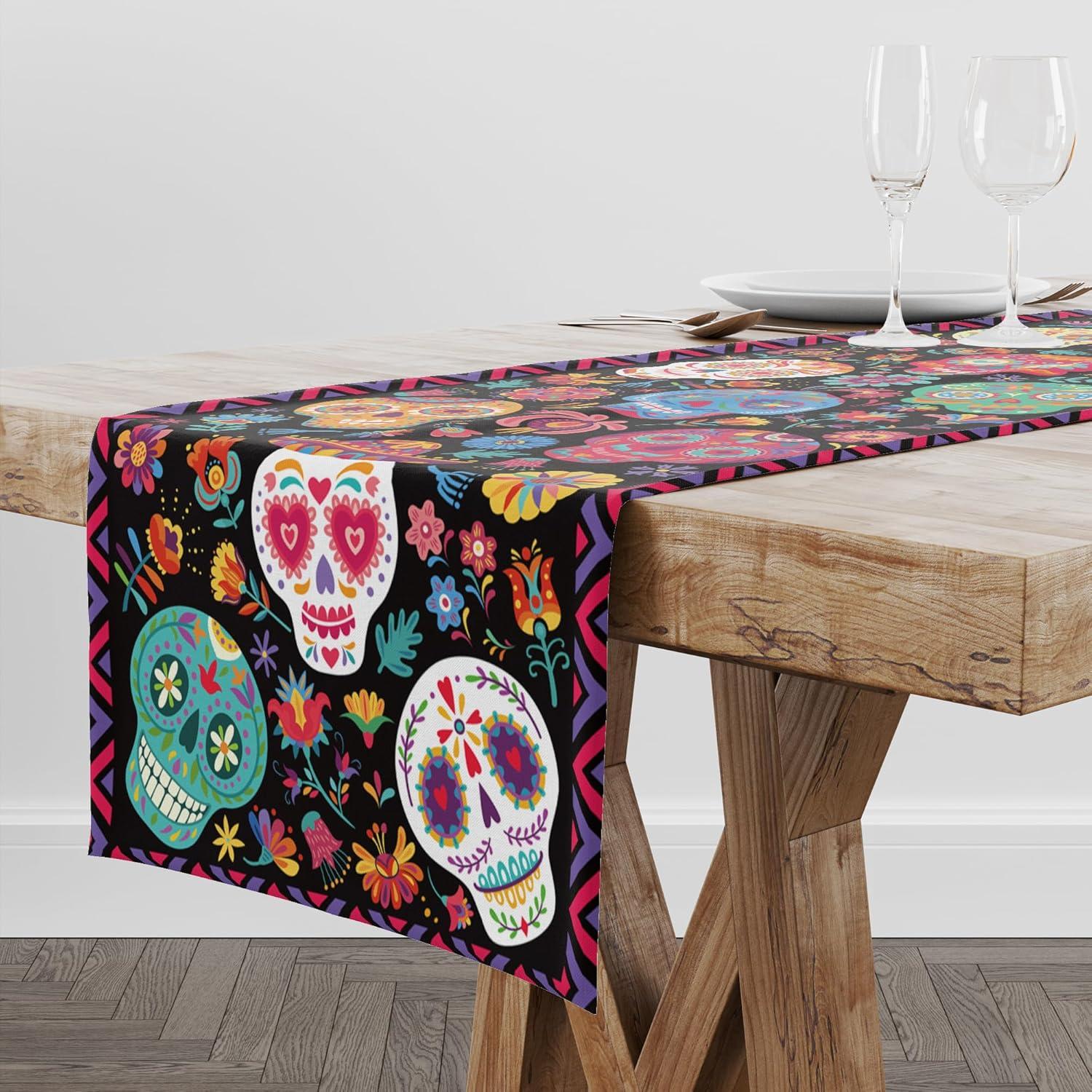 image:image4th of July Decorations 250th Anniversary USA Patriotic Table Runner 17762026 Independence Day Fourth of July Accessories Decor for Home Indoor Outdoor Party Suppliesdia de los muertos