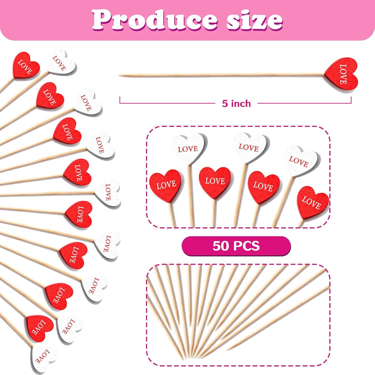 image:image4th of July Decorations 48PCS Patriotic Star Cocktail Picks Fourth of July Party Favors Supplies Decor Accessories Toothpicks for Appetizers Charcuterie Sandwich Cocktail Skewers SticksValentines