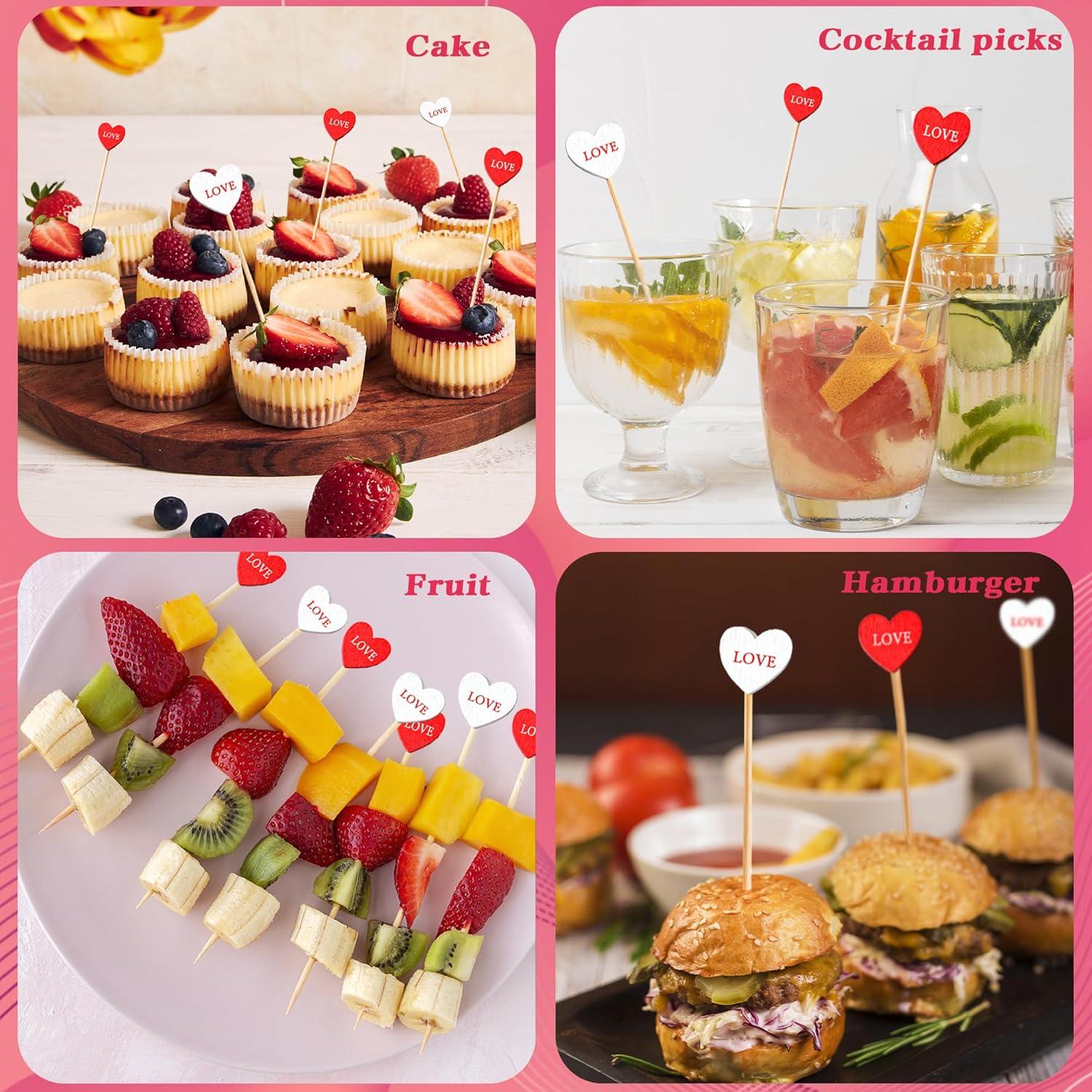 image:image4th of July Decorations 48PCS Patriotic Star Cocktail Picks Fourth of July Party Favors Supplies Decor Accessories Toothpicks for Appetizers Charcuterie Sandwich Cocktail Skewers SticksValentines