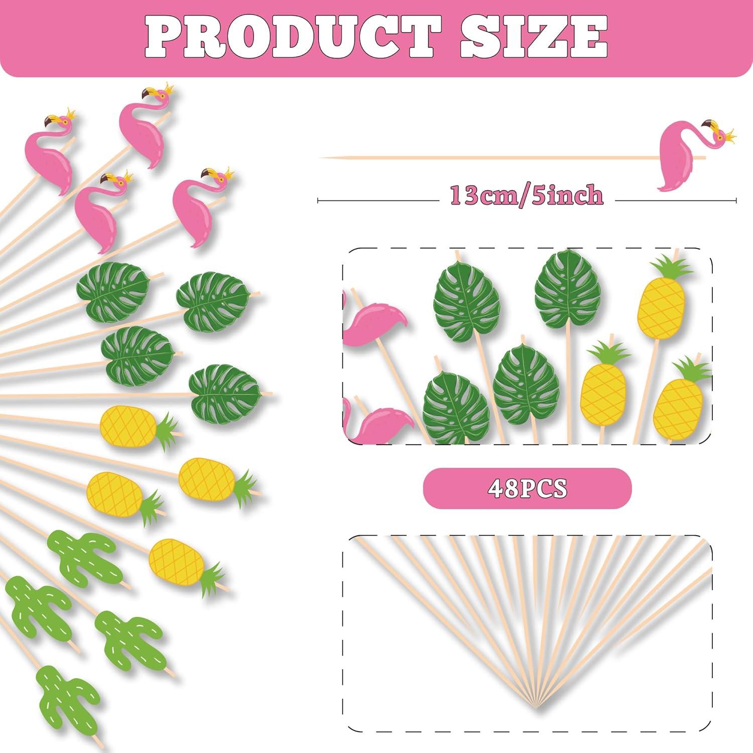 image:image4th of July Decorations 48PCS Patriotic Star Cocktail Picks Fourth of July Party Favors Supplies Decor Accessories Toothpicks for Appetizers Charcuterie Sandwich Cocktail Skewers SticksLuau