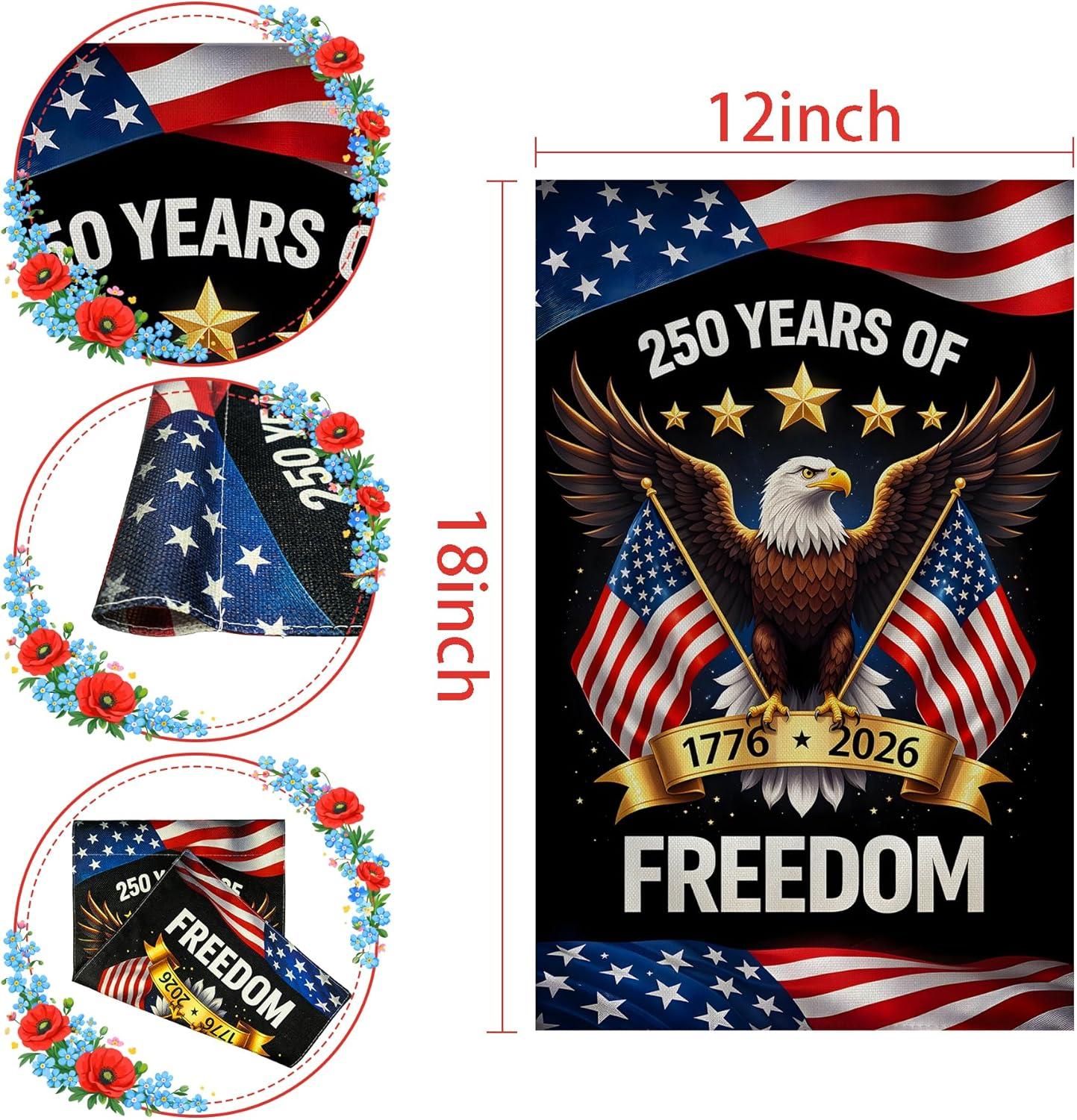 image:image4th of July Decorations Patriotic Stars Welcome Garden Flag Double Sided Fourth of July Accessories Patriotic Banner Memorial Day Decorations for Garden Yard Porch Patio Lawn Outdoor Outside DecorRedWhiteBlue