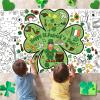 image:imageOHOME Summer Giant Coloring PosterTablecloth  Summer Toys  30 x 72 Inches Jumbo Coloring Banner  Kids Crafts Activities Games Decor Party Favors Birthday Decorations for Classroom SchoolSt Patricks Day