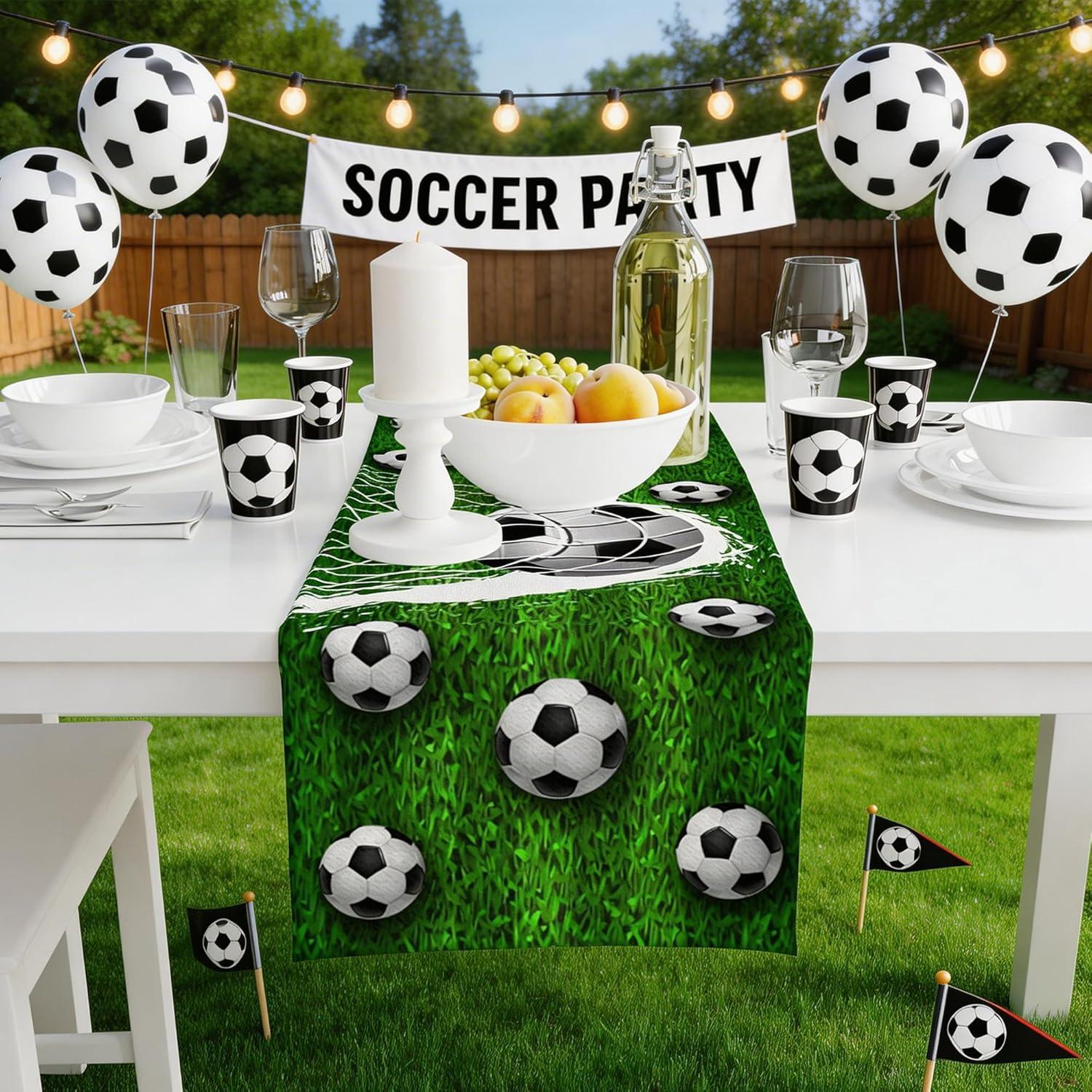 image:imageBack to School Decorations Welcome Back to School Table Runner First Day of School Decorations for Home Party Favors amp Gifts SuppliesSoccer