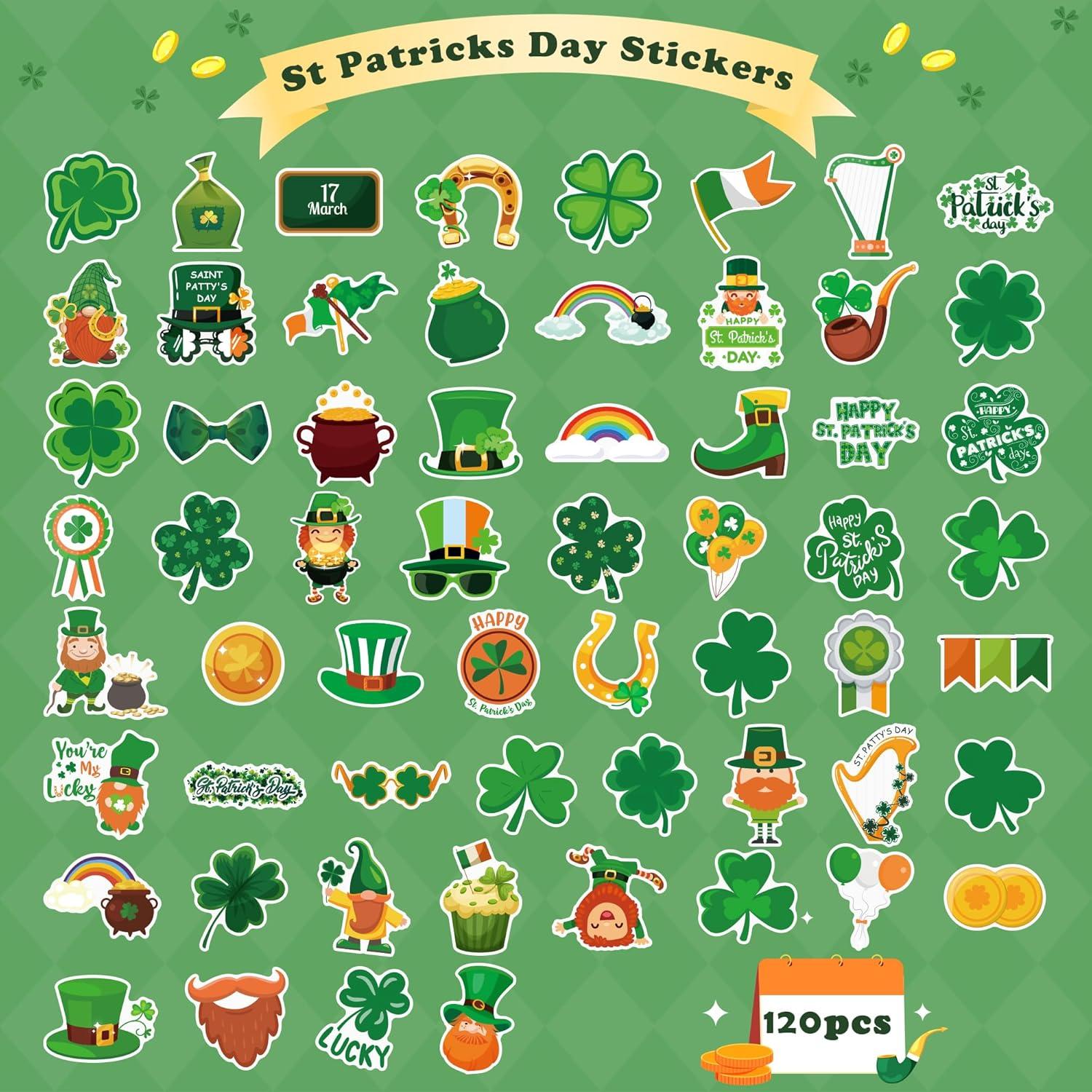 image:imageOHOME Back to School Supplies 120 PCS Teacher Motivational Stickers for Kids Students Teacher Must Haves Supplies Stuff Essentials Gifts for Classroom DecorInspirational Positive Reward StickersSt Patricks Day stickers