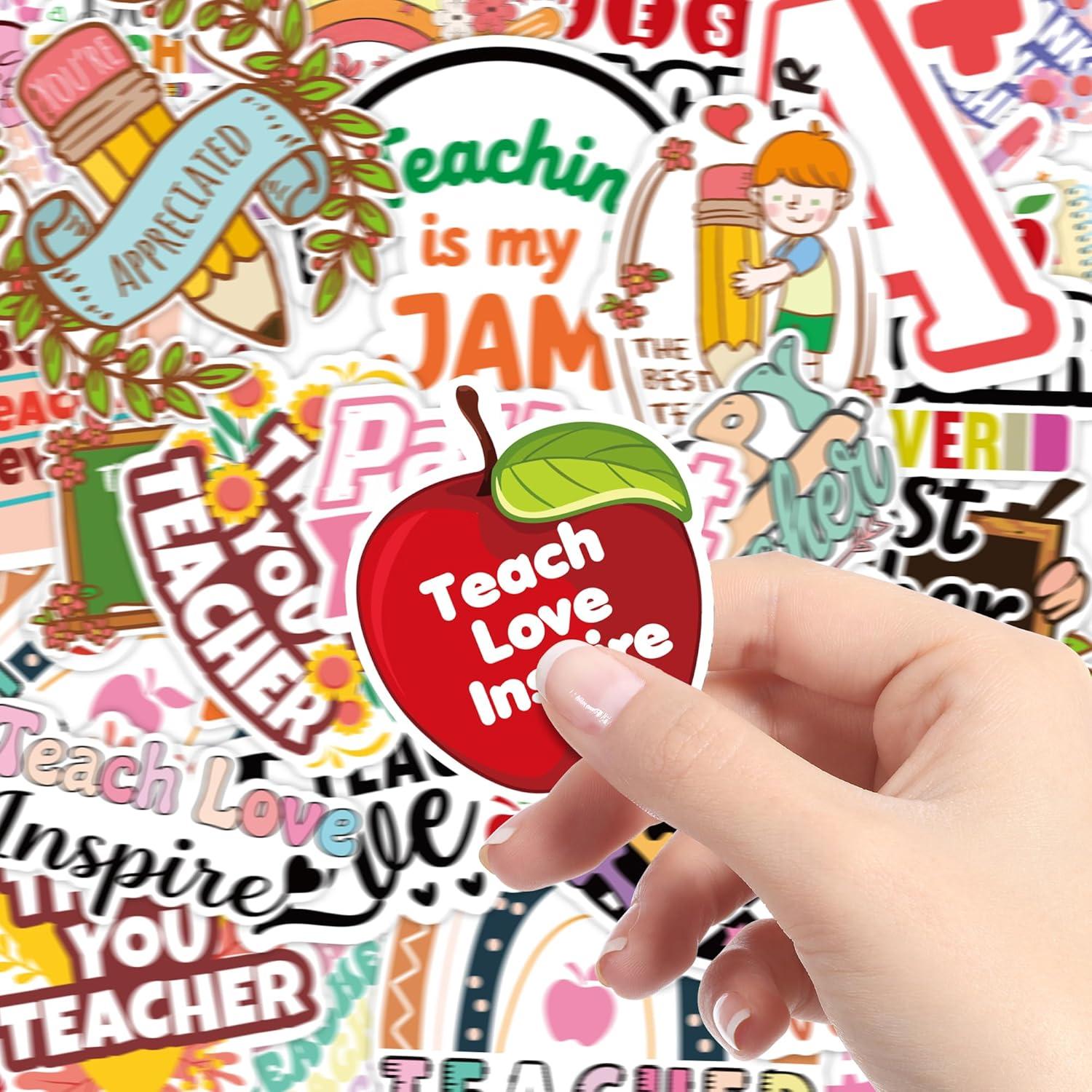 image:imageOHOME Back to School Supplies 120 PCS Teacher Motivational Stickers for Kids Students Teacher Must Haves Supplies Stuff Essentials Gifts for Classroom DecorInspirational Positive Reward StickersTeacher Appreciation