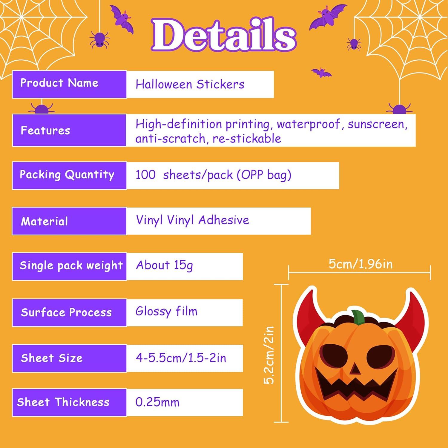 image:imageOHOME Back to School Supplies 120 PCS Teacher Motivational Stickers for Kids Students Teacher Must Haves Supplies Stuff Essentials Gifts for Classroom DecorInspirational Positive Reward StickersHalloween