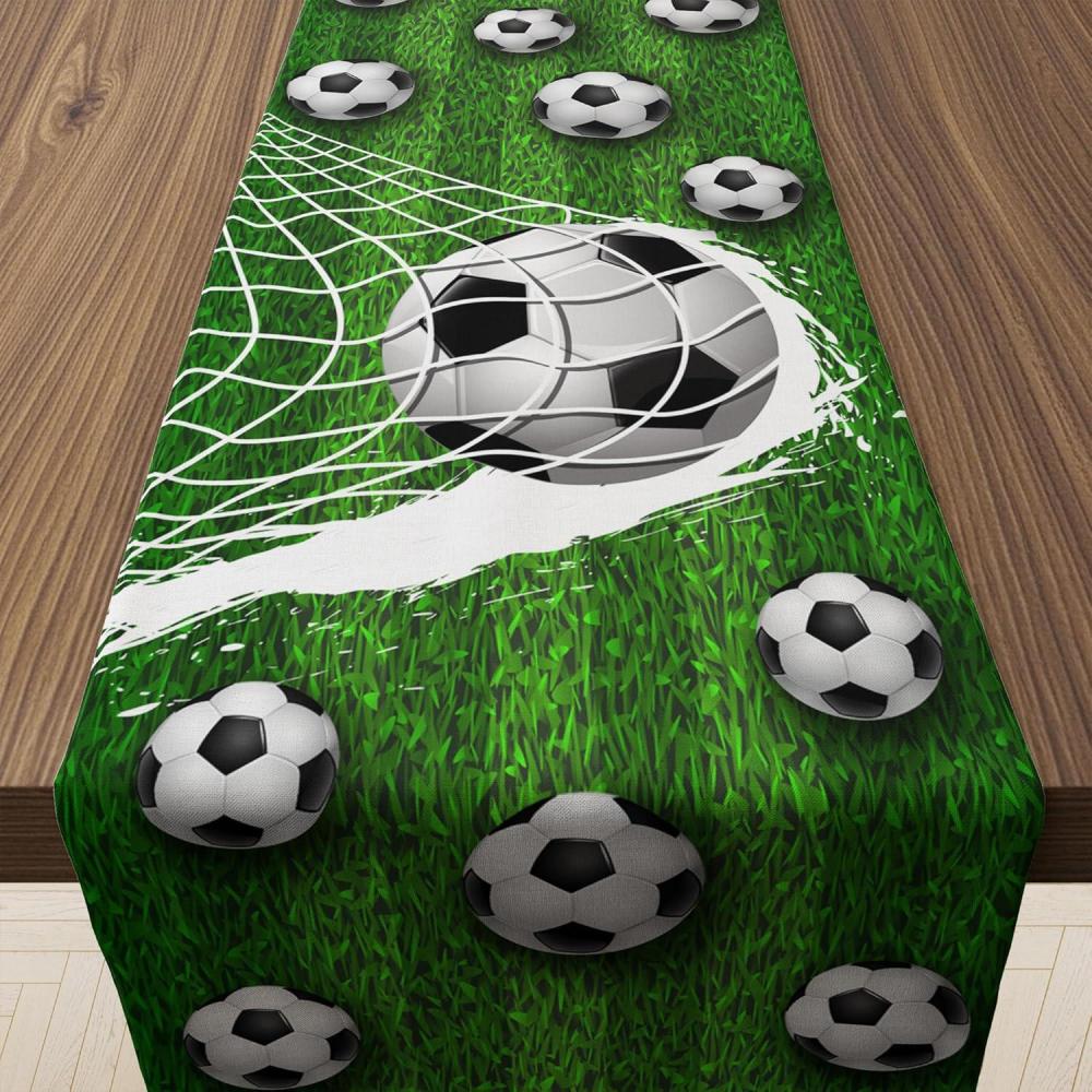 image:imageBack to School Decorations  Welcome Back to School Table Runner  First Day of School Decorations for Home Party Favors amp Gifts SuppliesSoccer
