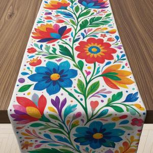 Back to School Decorations – Welcome Back to School Table Runner | First Day of School Decorations for Home Party Favors & Gifts Supplies(Cinco De Mayo)