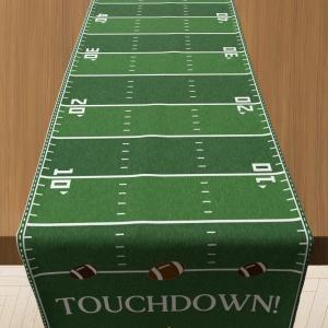Back to School Decorations – Welcome Back to School Table Runner | First Day of School Decorations for Home Party Favors & Gifts Supplies(Football)
