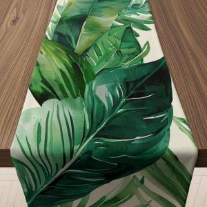 Back to School Decorations – Welcome Back to School Table Runner | First Day of School Decorations for Home Party Favors & Gifts Supplies(Luau)
