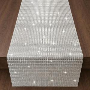 Back to School Decorations – Welcome Back to School Table Runner | First Day of School Decorations for Home Party Favors & Gifts Supplies(Sequin Glitter)