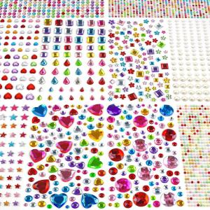 Dot Stickers – 1400 PCS Colored Circle Stickers for Kids| Garage Sale Price Label Stickers | Back to School Supplies for Toddlers,Adults,Teacher Essentials Stuff,Classroom Must Haves,Office Decor(Gem)